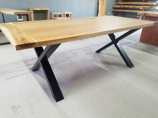 Hickory Farmhouse Style Dining Room Table - Shipping Not Included - Stormo Hardwoods