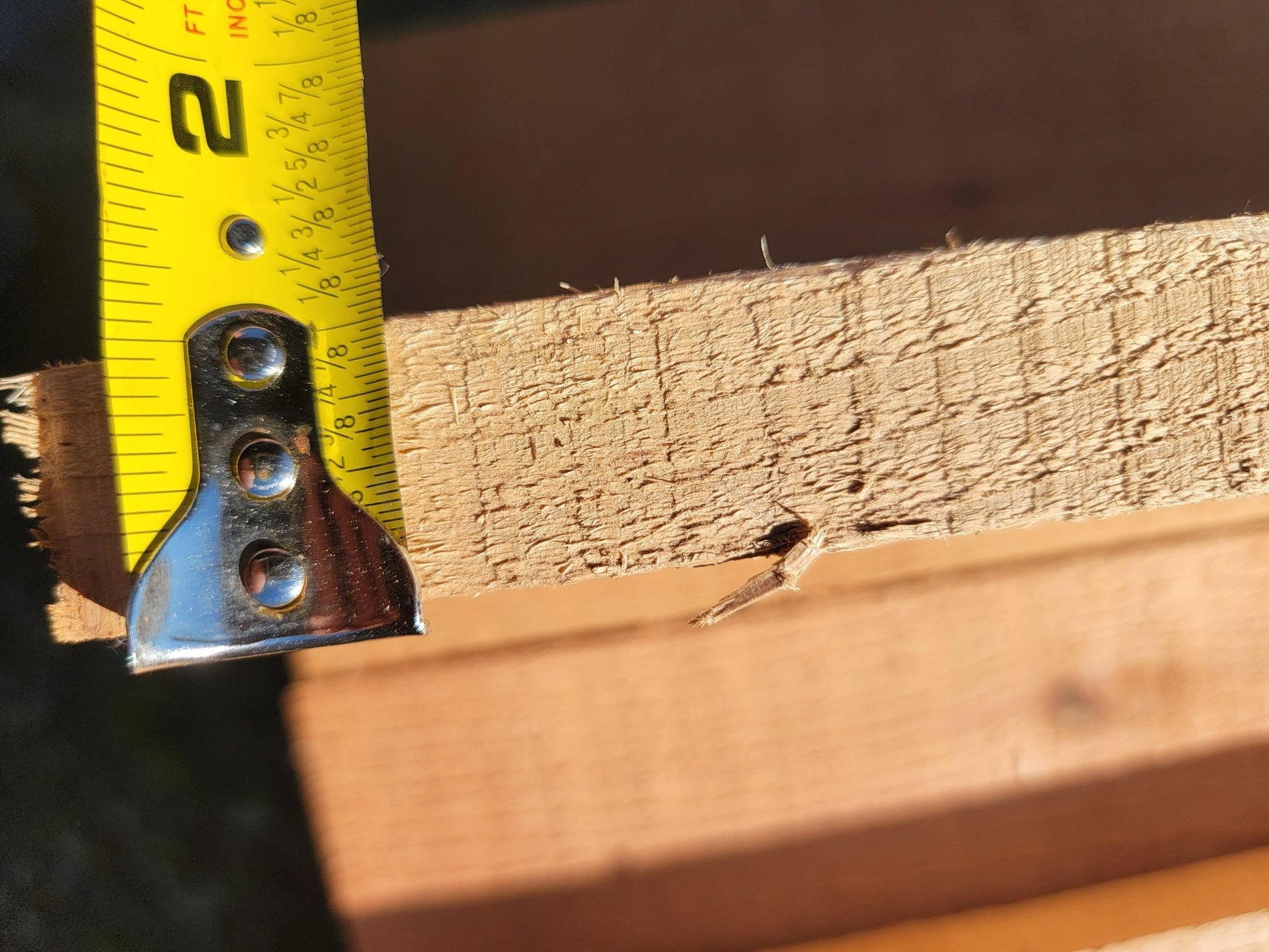 Rough Cut Western Red Cedar 1" x 6" x 6ft Fence Board - Stormo Hardwoods