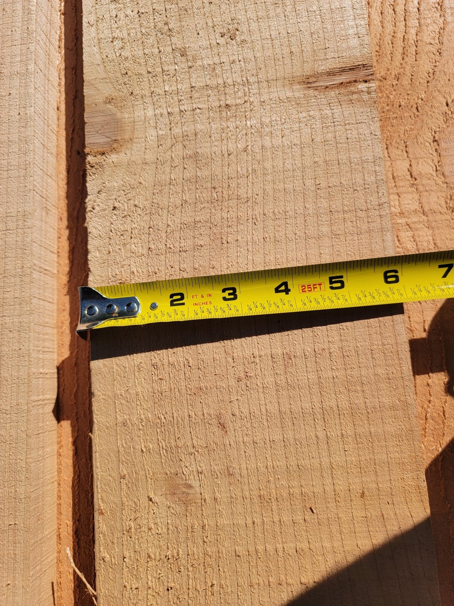 Rough Cut Western Red Cedar 1" x 6" x 6ft Fence Board - Stormo Hardwoods