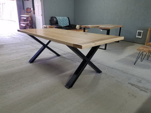 Hickory Farmhouse Style Dining Room Table - Shipping Not Included